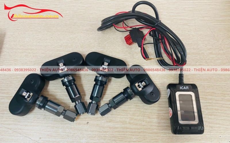 Các chi tiết trong bộ cảm biến áp suất lốp Ellisafe C340