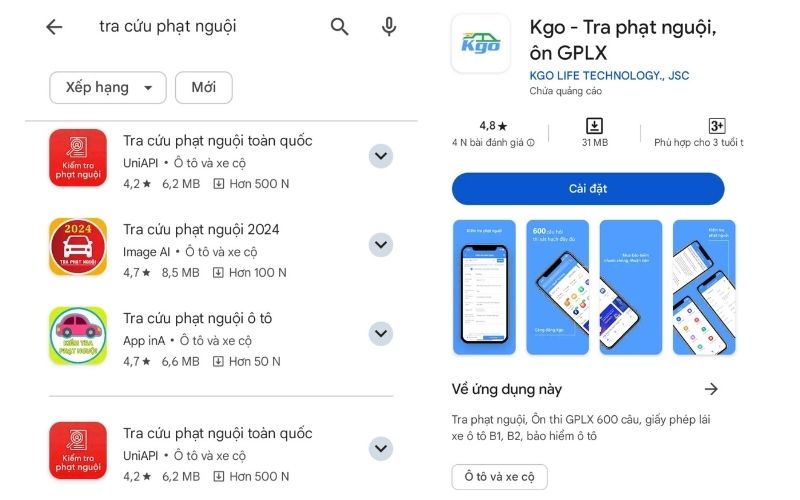 Tra cứu phạt nguội Tây Ninh qua thiết bị di động Tra cứu phạt nguội Tây Ninh qua thiết bị di động