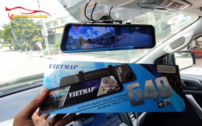 Vietmap G40 là camera hành trình gương tốt nhất hiện nay 2025