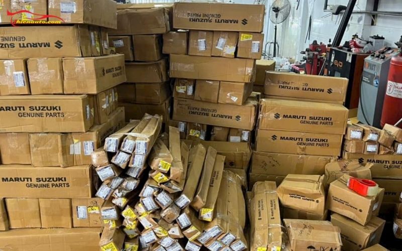 Thiện Auto - Phukiensuzuki nhập khẩu số lượng lớn phụ tùng Suzuki từ Indonesia, Ấn Độ