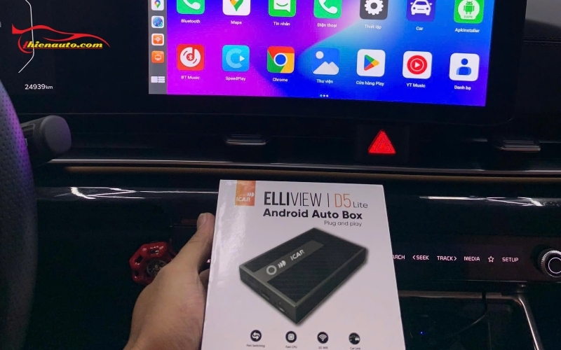 Lắp android box Suzuki Fronx nâng cấp màn zin lên màn hình Android đầy đủ tính năng