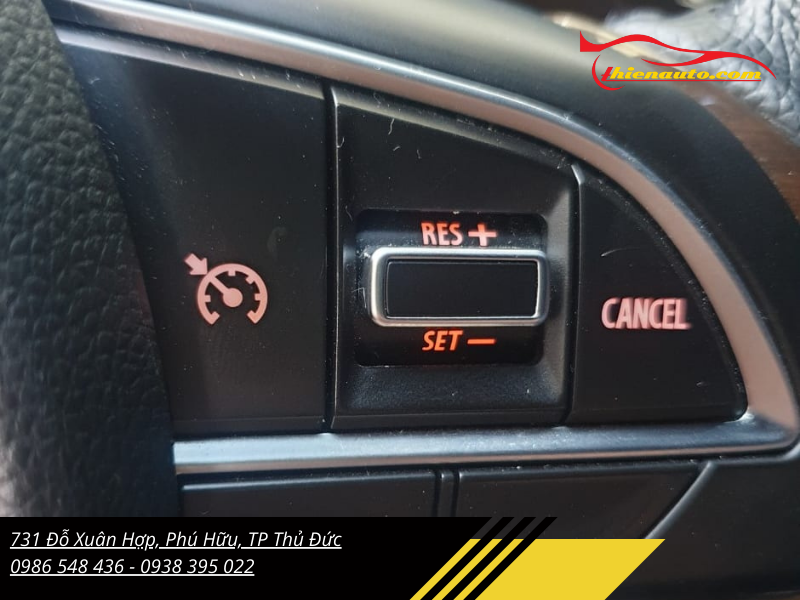Bộ Cruise Control được lắp đặt trên xe
