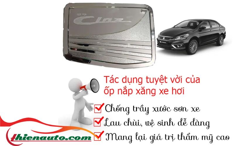 Nắp xăng của xe có chức năng đóng kín bình xăng trên xe, ngăn không cho không khí và bụi bẩn xâm nhập Nắp xăng của xe có chức năng đóng kín bình xăng trên xe, ngăn không cho không khí và bụi bẩn xâm nhập