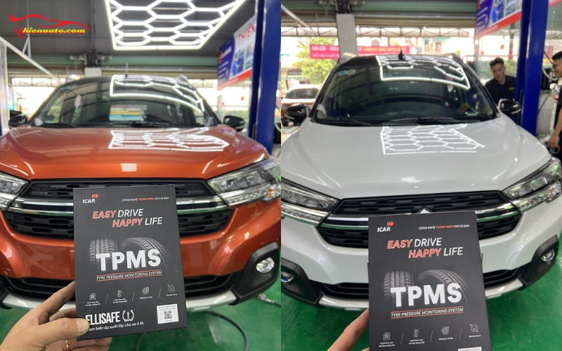 Lắp cảm biến áp suất lốp cho Suzuki XL7/XL7 Hybrid tại Thiện Auto - Phukiensuzuki