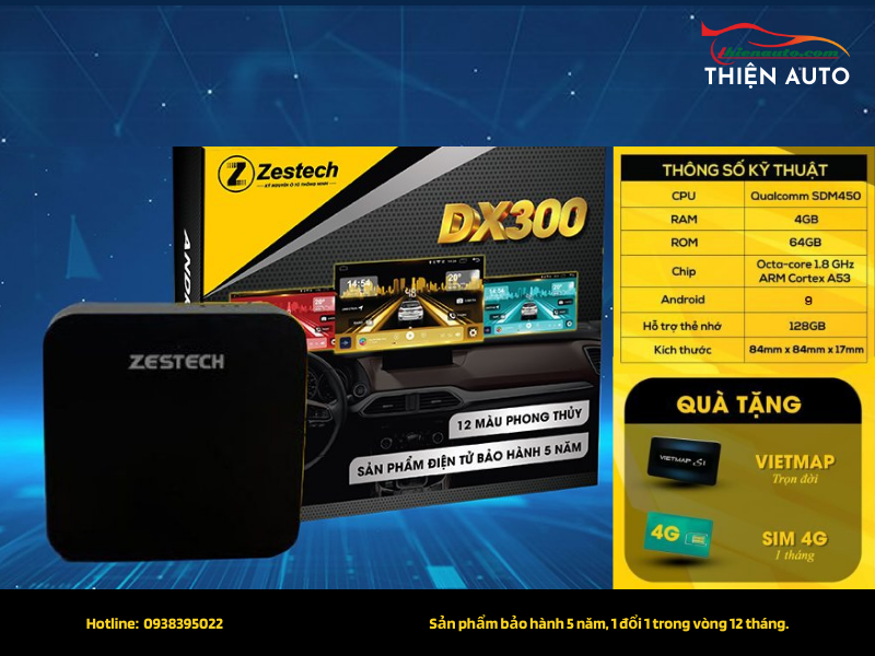 Thông số kỹ thuật của DX300