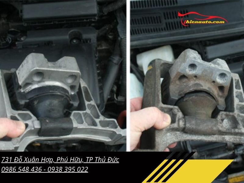 Cách nhận biết cao su chân máy Suzuki XL7 hư hỏng