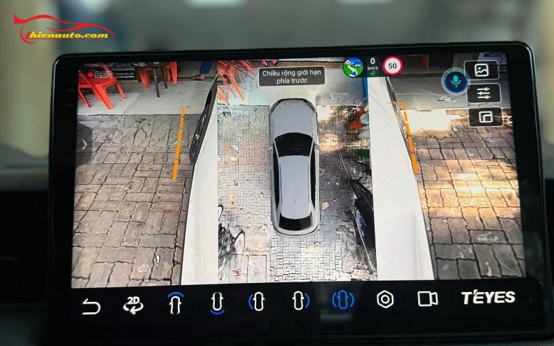 Màn hình Android Teyes CC3 2K Max chính hãng lắp đặt tại Thiện Auto-Phukiensuzuki
