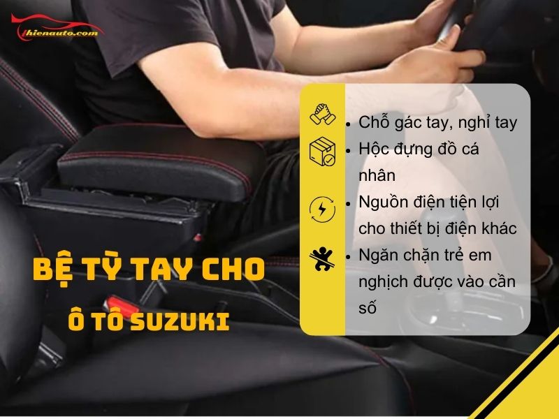 4 lí do nên lắp bệ tỳ tay Suzuki