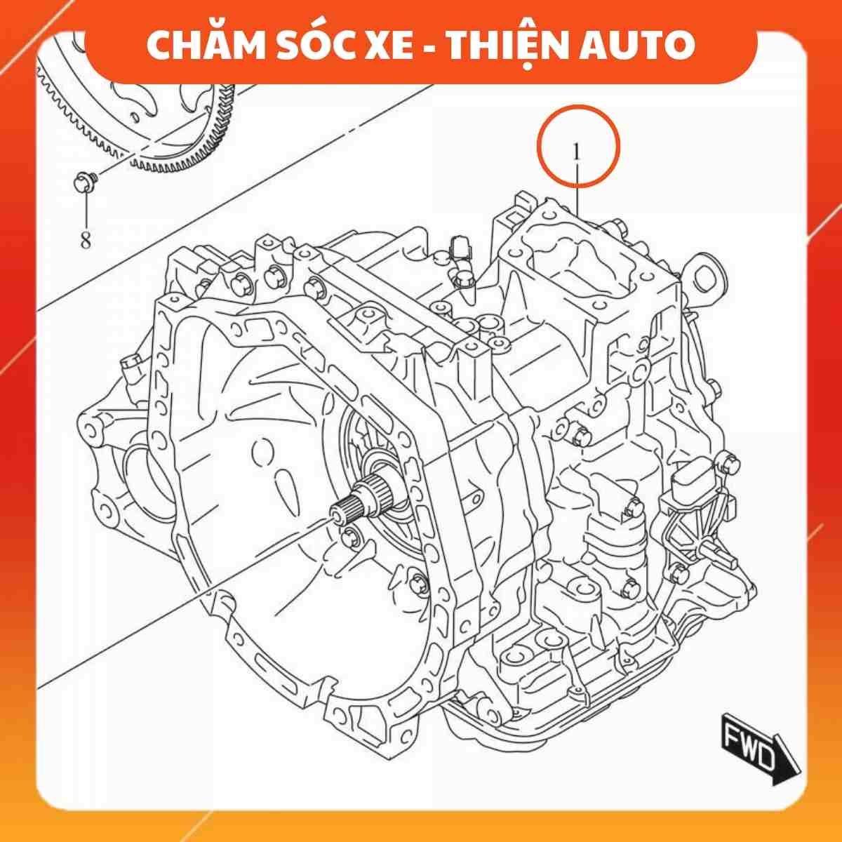 Hộp số tự động Suzuki XL7/Ertiga là một phụ tùng chính hãng