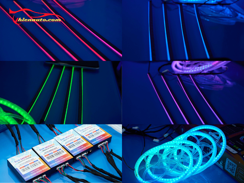 LED cao cấp với dải màu công nghệ RGB với 64 triệu màu