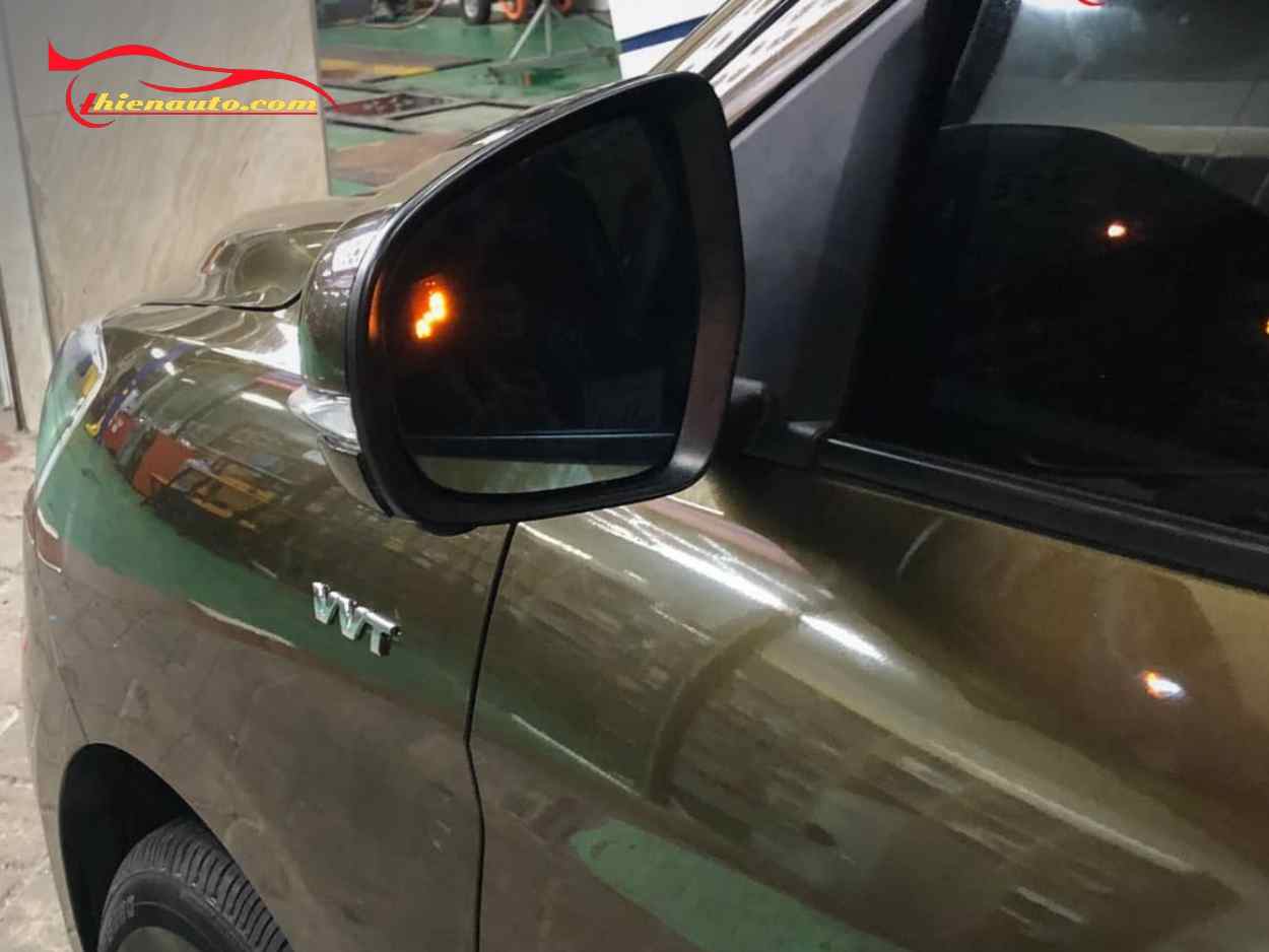 Nâng cấp xe suzuki XL7 bằng cảnh báo điểm mù có gương xanh chống chói và sấy gương