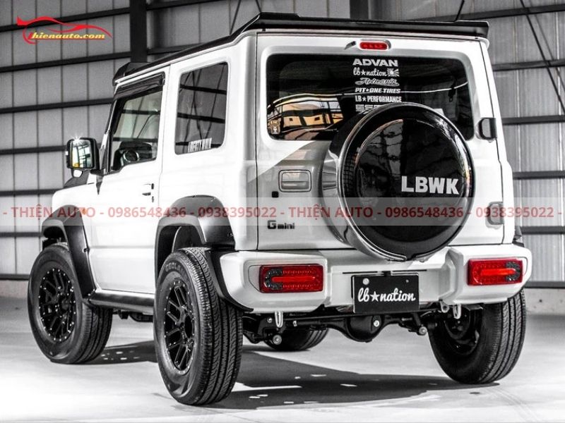Ngoại hình sau khi độ body kit Suzuki Jimny 1