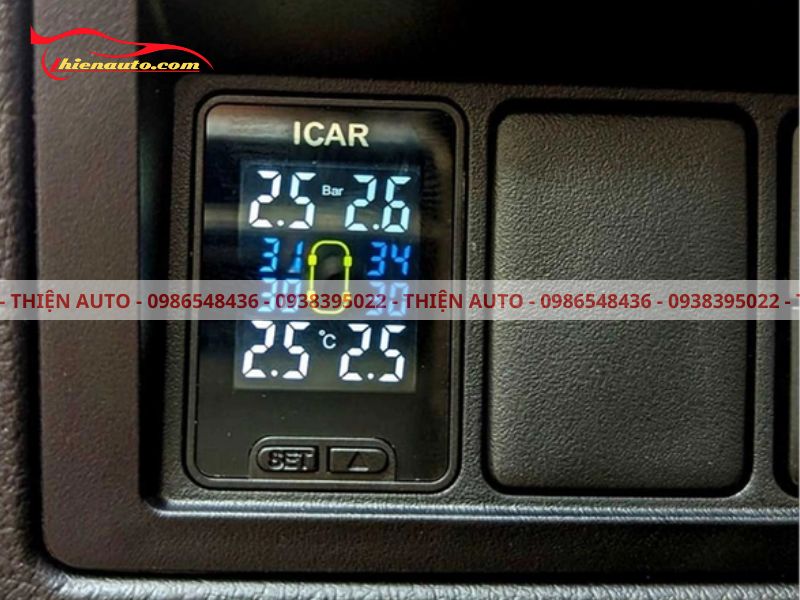 Đánh giá cảm biến áp suất lốp có màn hình nhỏ gắn lỗ chờ xe