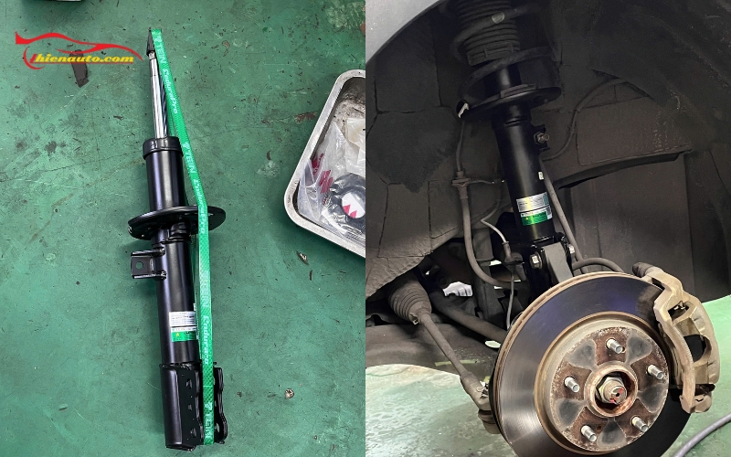 Thay giảm xóc Suzuki bằng phuộc TEIN