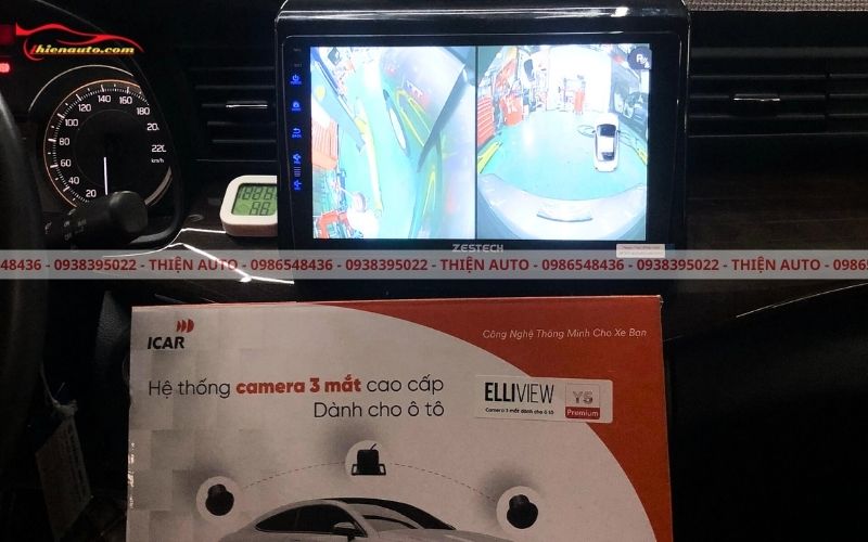 So sánh 2 loại camera 3 mắt Icar lắp Suzuki Ertiga