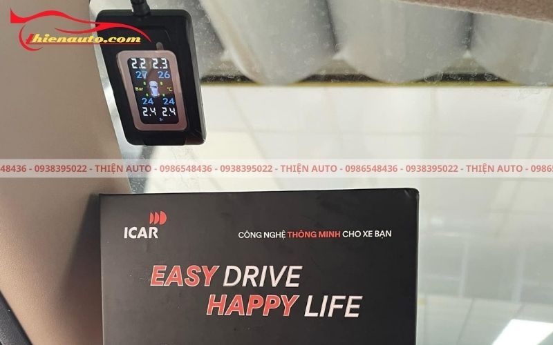 Cảm biến áp suất lốp Ellisafe C340 hỗ trợ lái xe thông minh