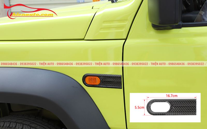 Thông tin cơ bản của ốp đèn tín hiệu Suzuki Jimny Thông tin cơ bản của ốp đèn tín hiệu Suzuki Jimny