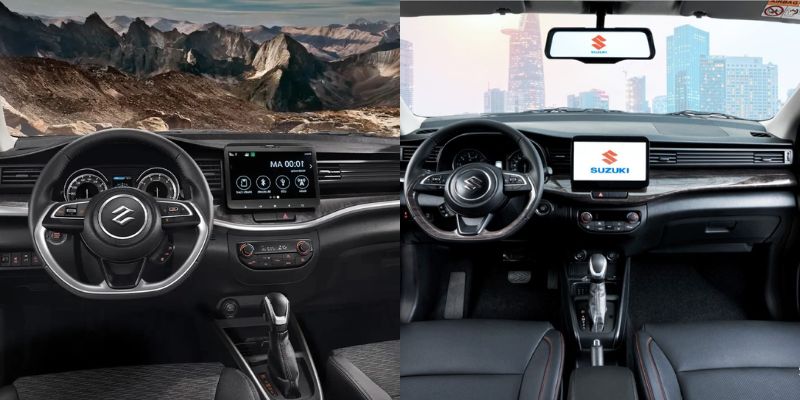 So sánh Suzuki Xl7 Hybrid và Ertiga Hybrid về nội thất