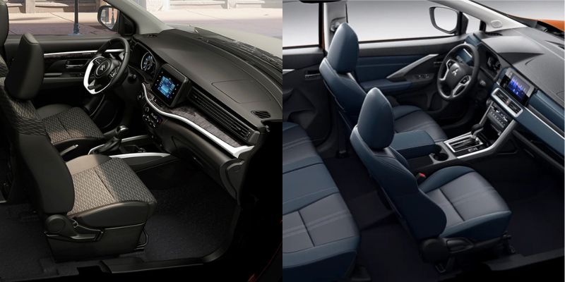 So sánh Xl7 và Xpander 2023 về nội thất