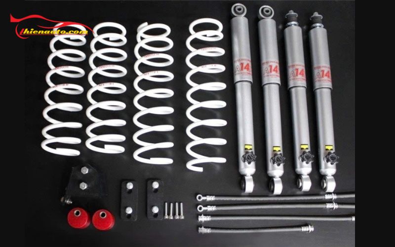 Taniguchi là thương hiệu chuyên độ phuộc nhún và giảm xóc cho Suzuki Jimny