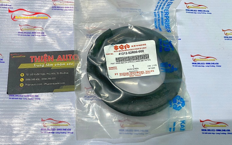 Cao su đệm lò xo giảm xóc trước Suzuki Ertiga có mã phụ tùng 41212-52R00-000
