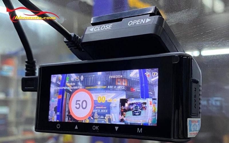 Camera hành trình Vietmap sau khi reset