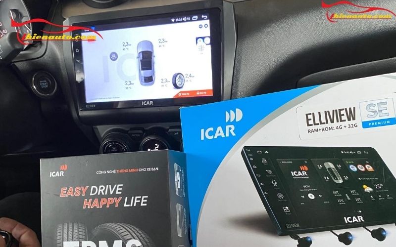 Hiển thị trên đồng hồ ODO hoặc màn hình Android ô tô như mẫu ADI4+