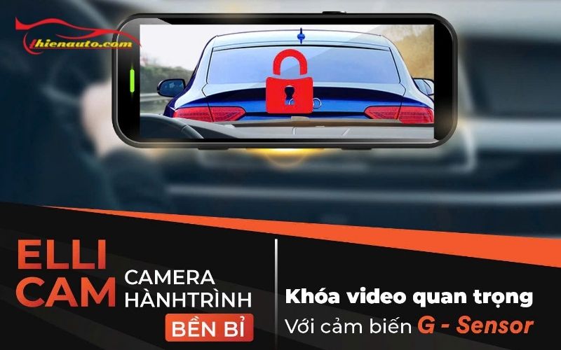 Cảm biến va chạm G-Sensor tích hợp giúp ghi lại các sự cố và khóa video quan trọng Cảm biến va chạm G-Sensor tích hợp giúp ghi lại các sự cố và khóa video quan trọng
