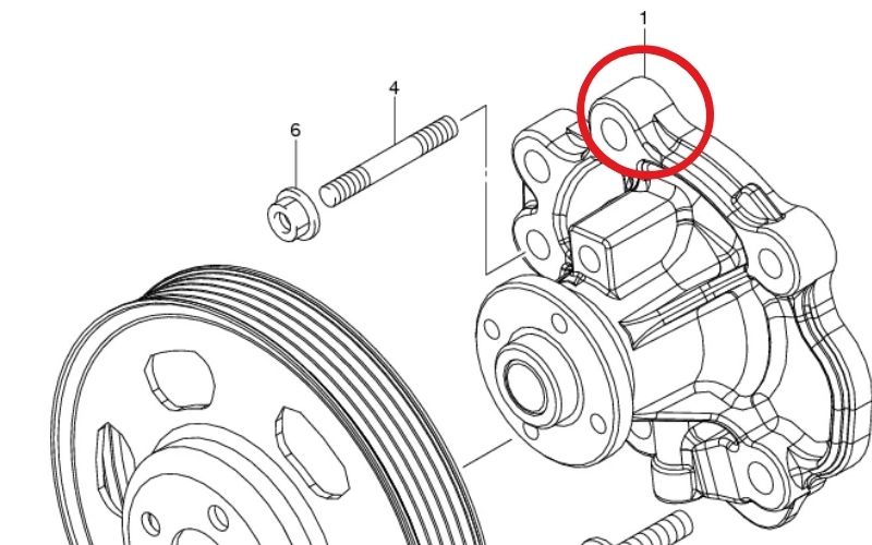 Mô tơ bơm nước Suzuki Ciaz