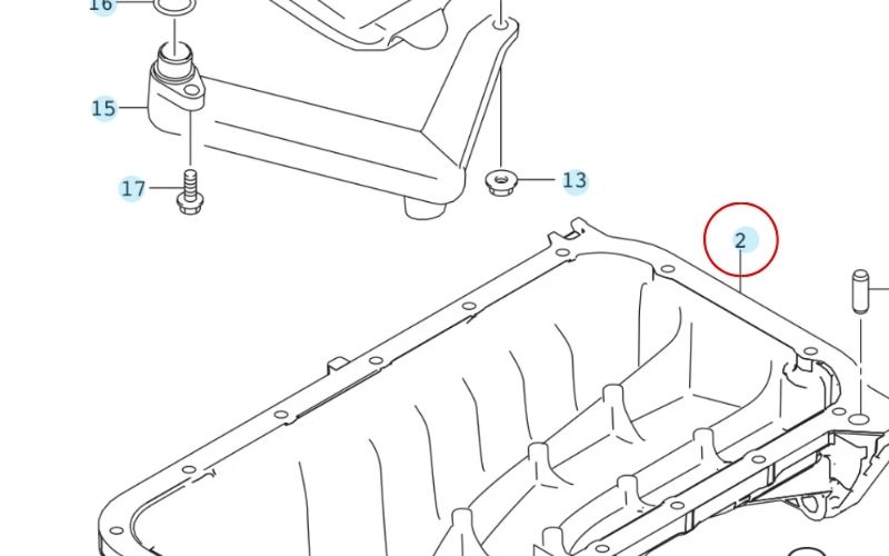 Đáy cắc te XL7/XL7 Hybrid 1151173R00000