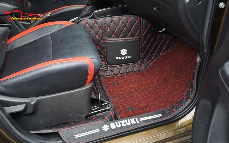 Thảm sàn 5D 6D Suzuki Ertiga có chất liệu dày dặn và độ bền cao