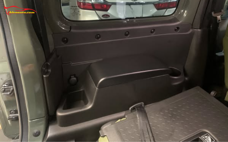 Bệ tỳ tay hàng 2 cho Suzuki Jimny lắp đặt thực tế