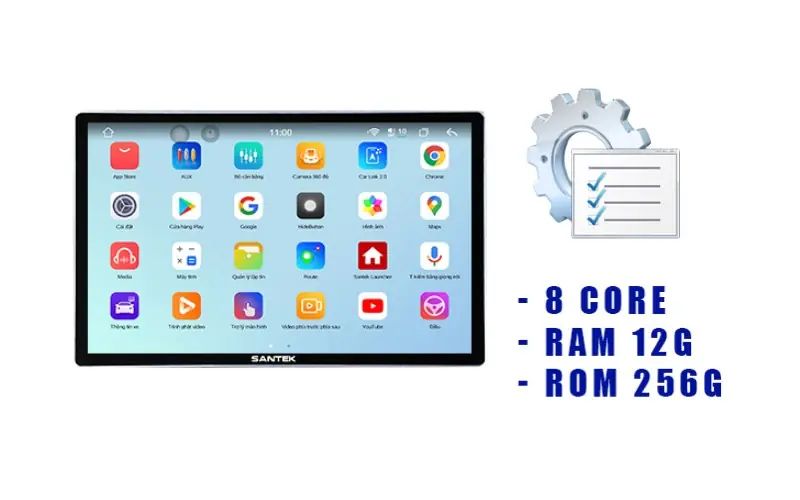 Màn hình Santek S12 Plus giá tốt