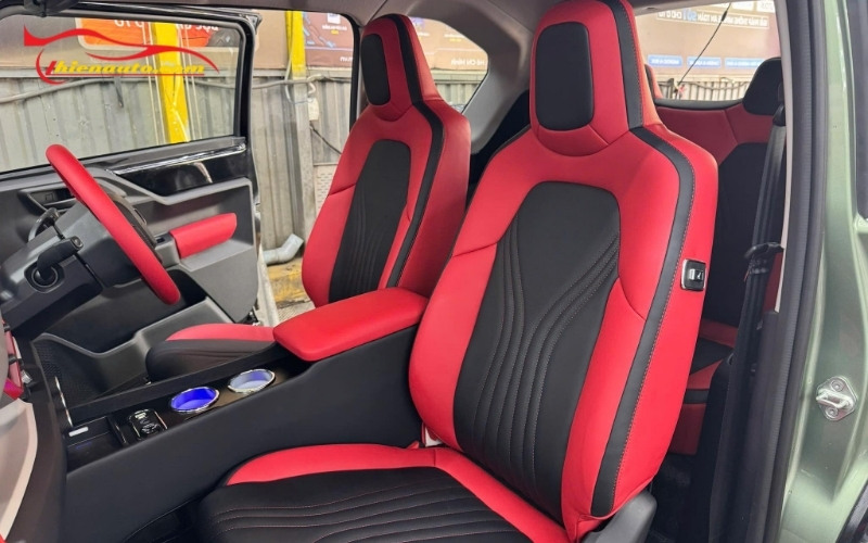 Hình ảnh bọc ghế da simili cho Suzuki Swift thực tế tại Thiện Auto