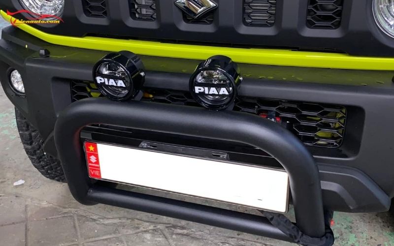 Cản trước Suzuki Jimny lắp thực tế tại Thiện Auto