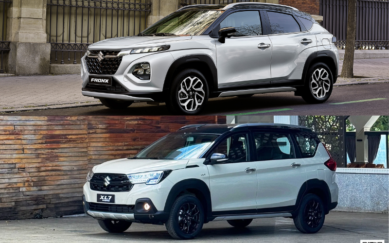 So sánh Suzuki Fronx và Suzuki XL7 về động cơ