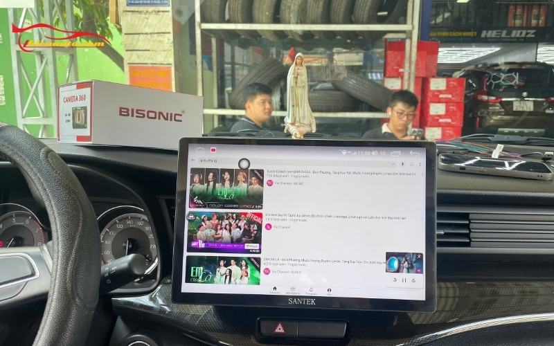 Màn hình Santek chính hãng tại Thiện Auto