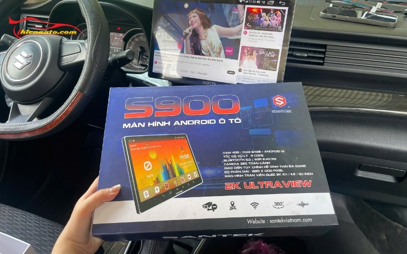 Màn hình Santek có tốt không? Có nên lắp cho xe ô tô