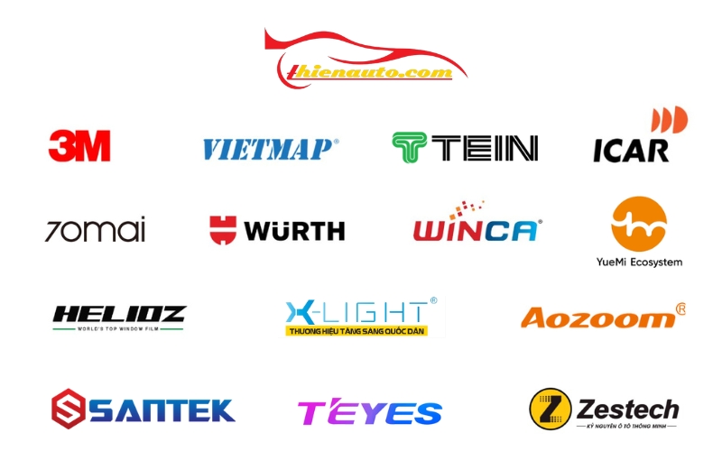 Các thương hiệu đối tác hàng đầu tại Thiện Auto Chuyên Suzuki