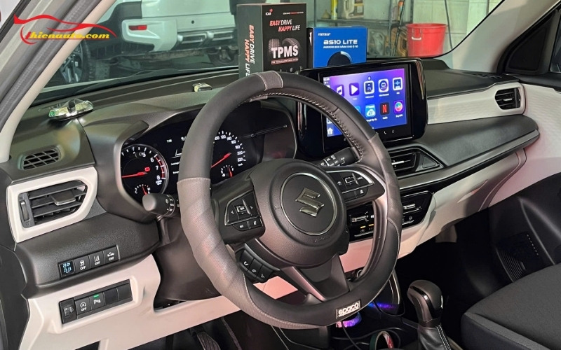 Suzuki Swift lắp Android box BS10 Lite tại Phukiensuzuki-Thiện Auto chuẩn kỹ thuật