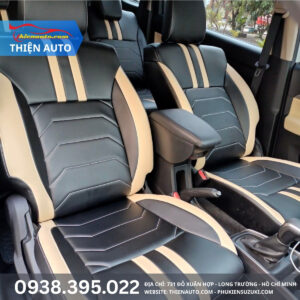 Mẫu ghế da Suzuki XL7 họa tiết xương cá độc đáo