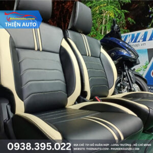 Mẫu may bọc ghế da Suzuki XL7