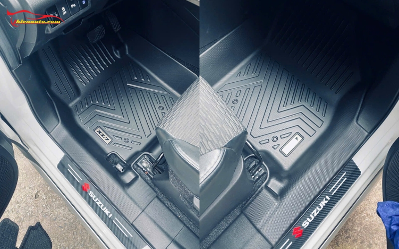 Thảm lót sàn Suzuki XL7 giữ vệ sinh sàn xe, bảo vệ khoang nội thất luôn sạch sẽ