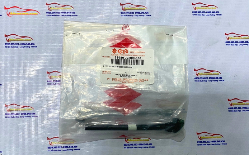 Núm phun/Đầu vòi nước rửa kính Suzuki XL7/Ertiga 38480-73R00-000